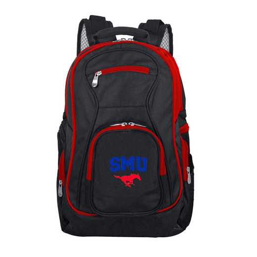 CLSML708: NCAA Southern Methodist Mustangs Trim color Laptop Backpack
